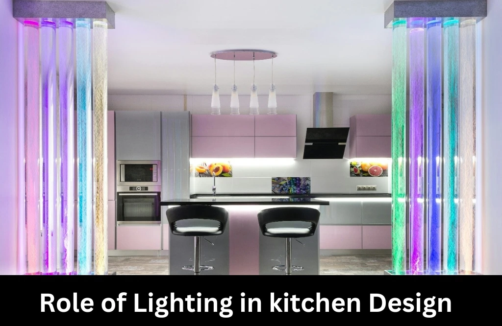 A modern kitchen featuring strategic lighting elements that emphasize the significance of lighting in effective kitchen design.