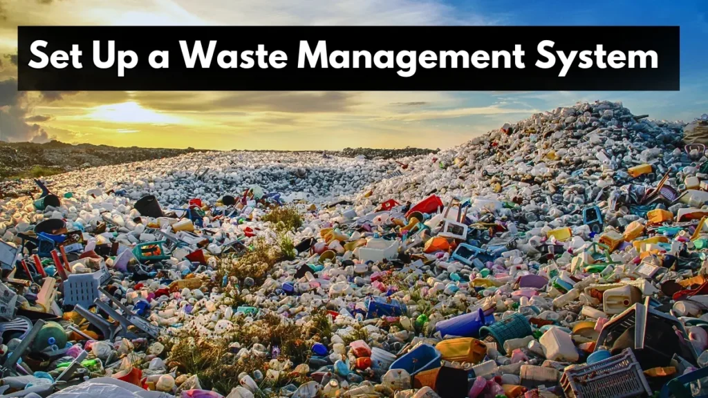 Massive landfill showcasing the need for effective waste management systems