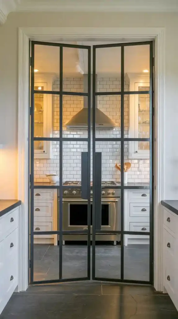 french sliding glass doors design Pantry Ideas to Transform Your Kitchen